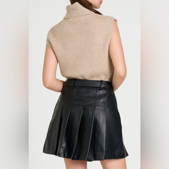 Wayf Kai Ribbed CapSleeveTurtleneck Sweater XL - Picture 3 of 7